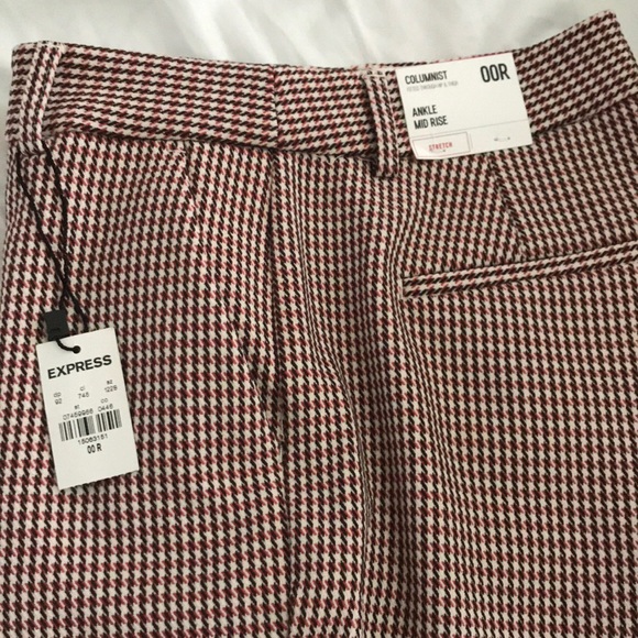 Express mid rise ankle columnist pant. NWT. - Picture 5 of 7